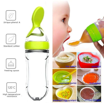 Squeezing Feeding Bottle Cup